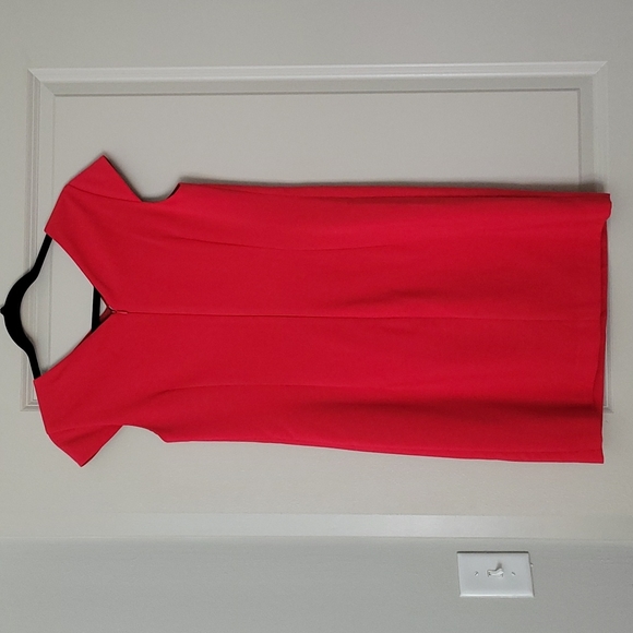 DKNY Elegant Red Dress Size 4 - Picture 2 of 2